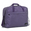 Cestovní taška MEMBER'S SB-0036 - fialová/bílá - II. jakost