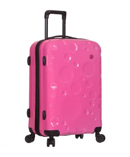 Cestovní kufr SIROCCO T-1194/3-L PC - růžová - 2. jakost