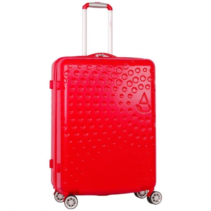 Cestovní kufr AEROLITE T-565/3-M ABS - červená - 2. jakost