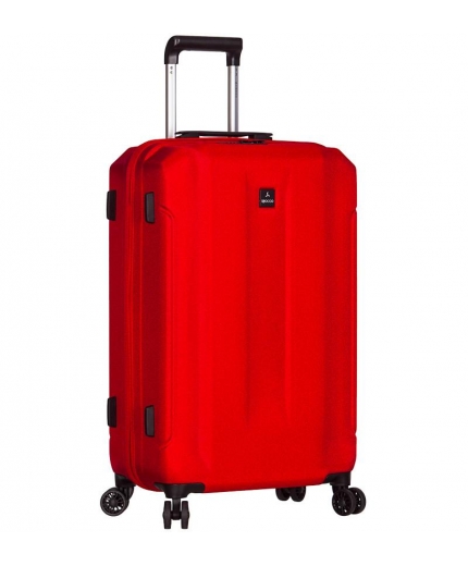 Cestovní kufr SIROCCO T-1177/3-M ABS - červená - 2. jakost