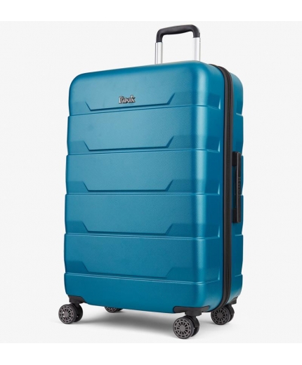 Cestovní kufr ROCK TR-0232/3-L ABS - zelená - II. jakost